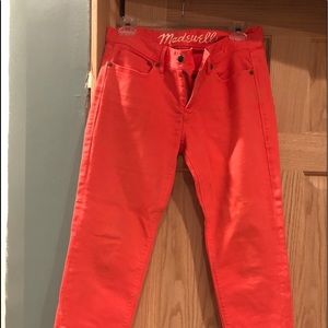 MADEWELL ankle zip crop 28